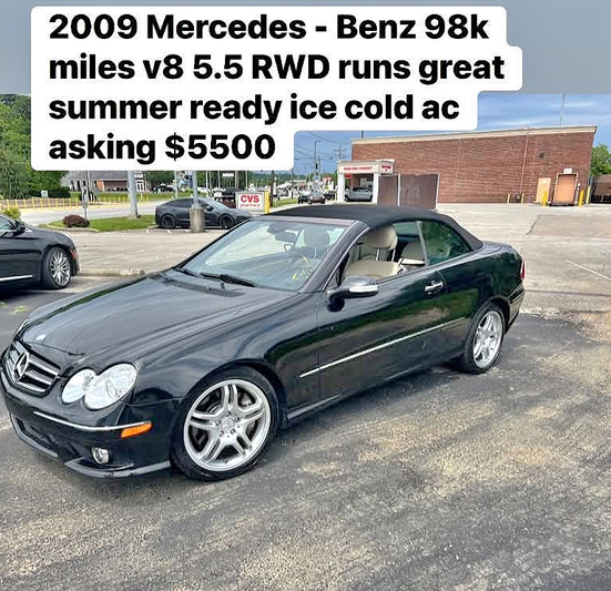 2009 Mercedes-Benz CLK 5.5 V8